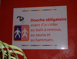 Douche obligatoire
